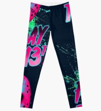 FRIDAY THE 13TH Neon V Leggings