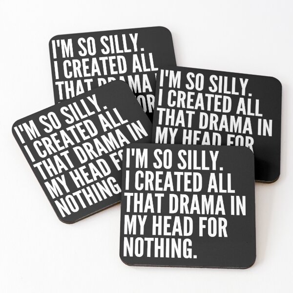 Item preview, I'm so silly. I created all that drama in my head for nothing. (white) designed and sold by Bonicrazypeople.