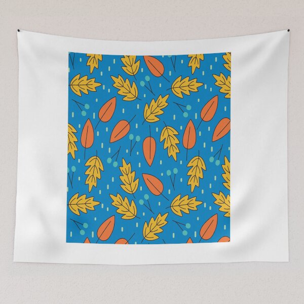 Item preview, colourful leaves autumn pattern - seamless colorful leaves autumn pattern designed and sold by FirstTouch.