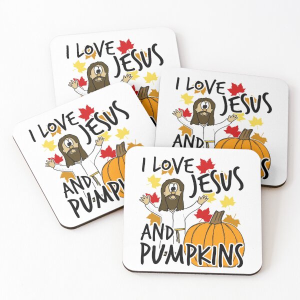 Item preview, I Love Jesus And Pumpkins Christian Halloween Alternative designed and sold by doodlerob.