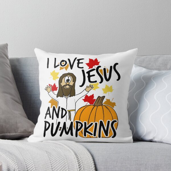 Item preview, I Love Jesus And Pumpkins Christian Halloween Alternative designed and sold by doodlerob.