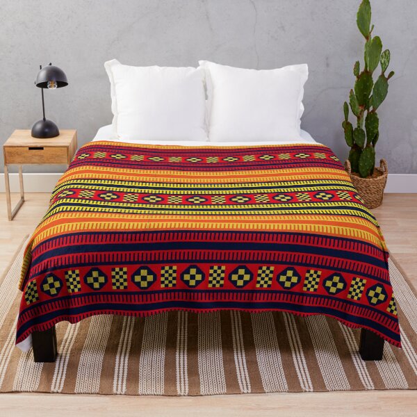 Item preview, Native American Traditional Ethnic Tribal Indian Blanket Motif Pattern designed and sold by Anna Lemos.