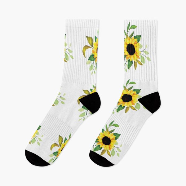 Item preview, Watercolor Sunflower and leaves designed and sold by Pavnud.