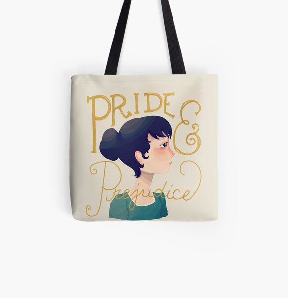 Pride and Prejudice All Over Print Tote Bag