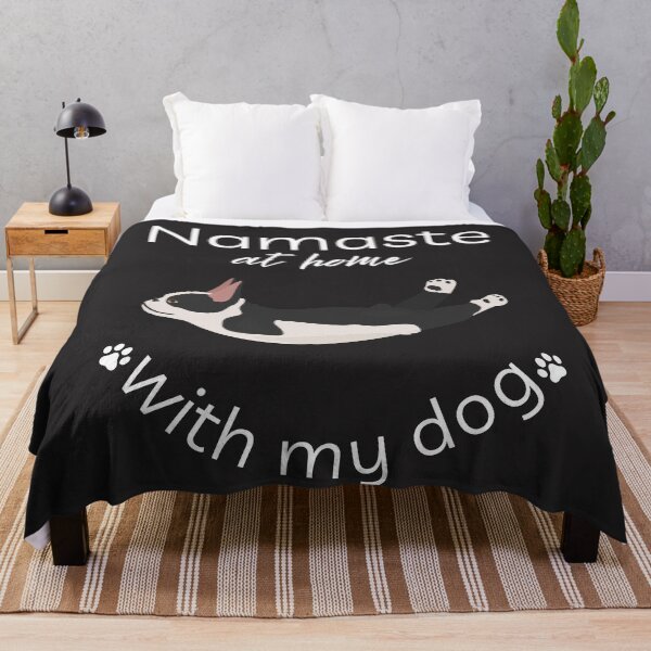 Item preview, Namaste at home with my dog2 - French bulldog designed and sold by Natkopod.