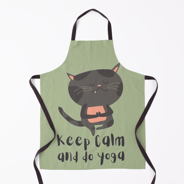 Item preview, Keep Calm and Do Yoga Cute Cat Posture designed and sold by dmr studio.