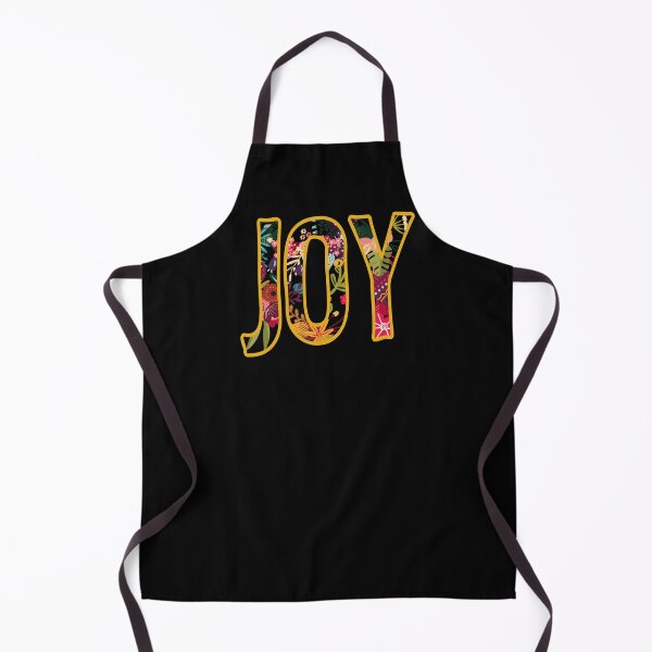 Item preview, JOY (bold letters in bright floral pattern) designed and sold by Ofeefee.