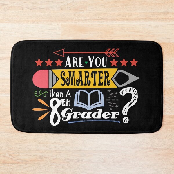 Item preview, Are You Smarter Than A Eighth Grader? (Dark) designed and sold by the-krisney-way.