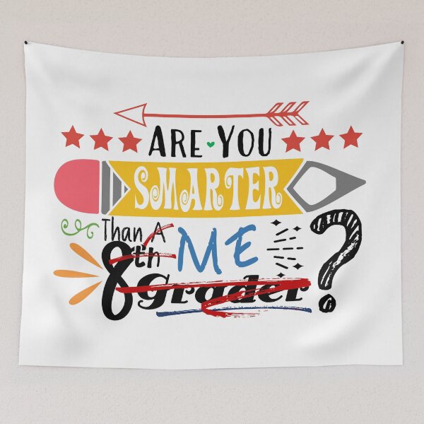 Item preview, Are You Smarter Than Me? (Eighth Grader : Light) designed and sold by the-krisney-way.