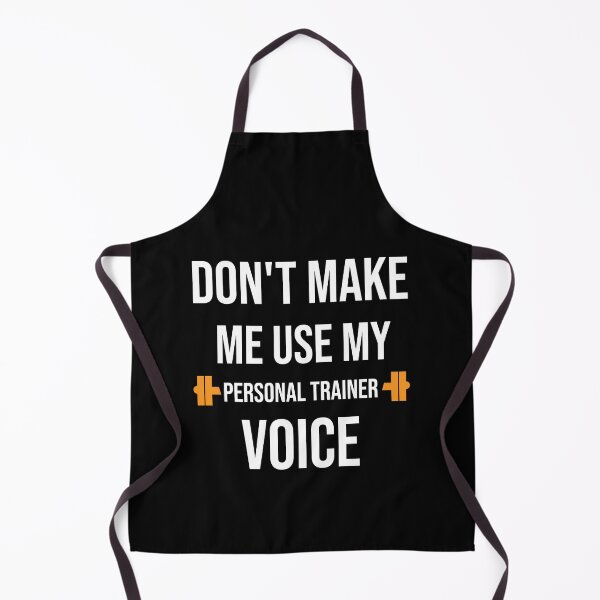 Item preview, Don't make me use my personal trainer voice - Funny Coach T-Shirt designed and sold by Shop-collection.