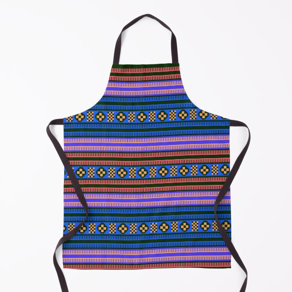 Item preview, Native American Traditional Ethnic Tribal Indian Blanket Motif Pattern Blue designed and sold by Anna Lemos.