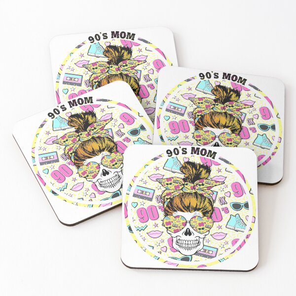 Item preview, Vintage retro 90's Mom with messy bun designed and sold by Inkwell-TikNik.