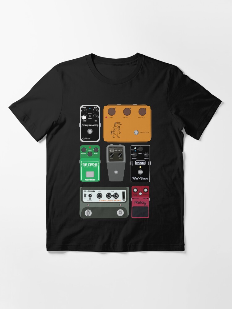 guitar pedal shirt