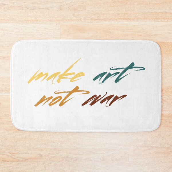 Item preview, Make art not war - four colors designed and sold by annaguerrawords.