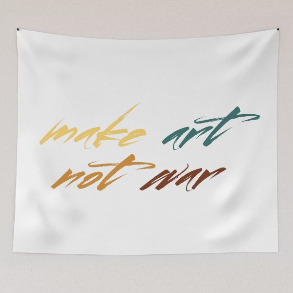 Item preview, Make art not war - four colors designed and sold by annaguerrawords.