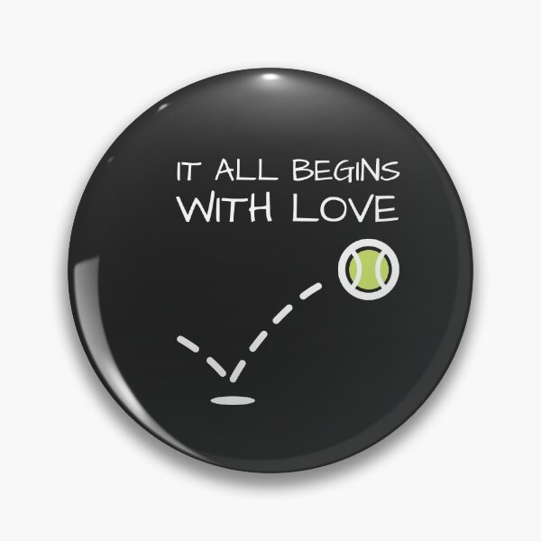 Item preview, Tennis funny quote - All Begins With Tennis Love  designed and sold by Natkopod.