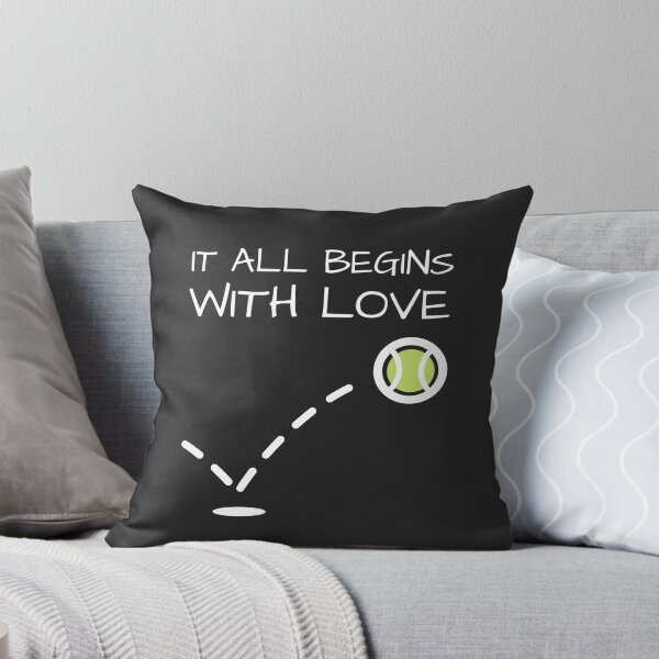 Item preview, Tennis funny quote - All Begins With Tennis Love  designed and sold by Natkopod.