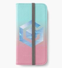 VAPORWAVE GAMECUBE LOGO iPhone Flip-Case/Hülle/Skin