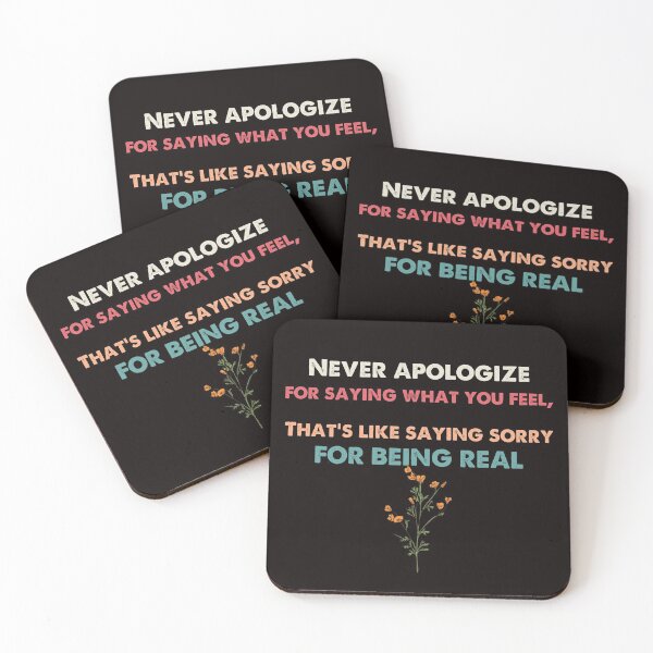 Item preview, Quote of day - apologize designed and sold by maynard974b.