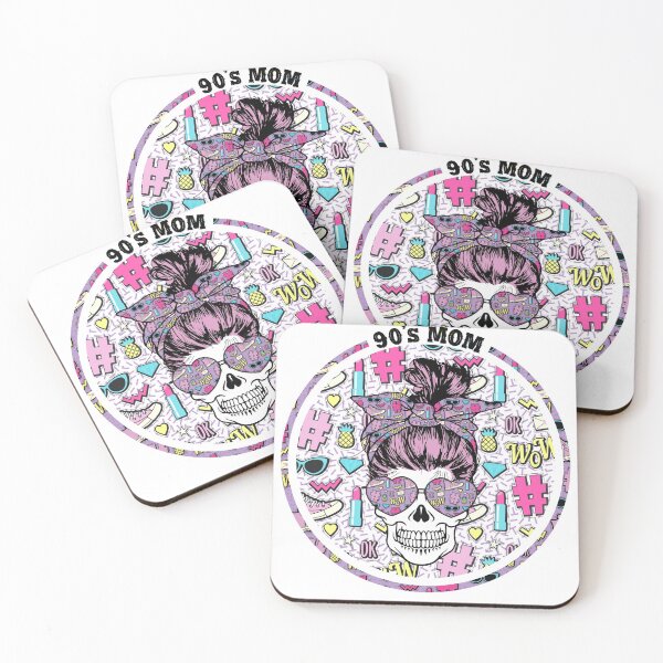 Item preview, Vintage retro 90's Mom with messy bun designed and sold by Inkwell-TikNik.