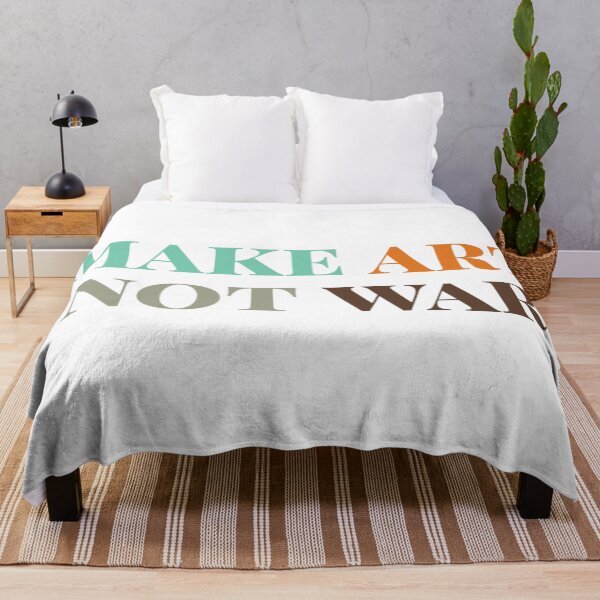 Item preview, Make art not war - colorful designed and sold by annaguerrawords.