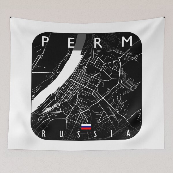 Item preview, PERM MAP RUSSIA designed and sold by hatimelhag.