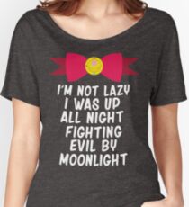 Fighting Evil By Moonlight Women's Relaxed Fit T-Shirt