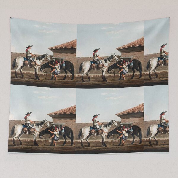Item preview, two milkmen on horse......!! designed and sold by VIVEK KUMAR RAI.