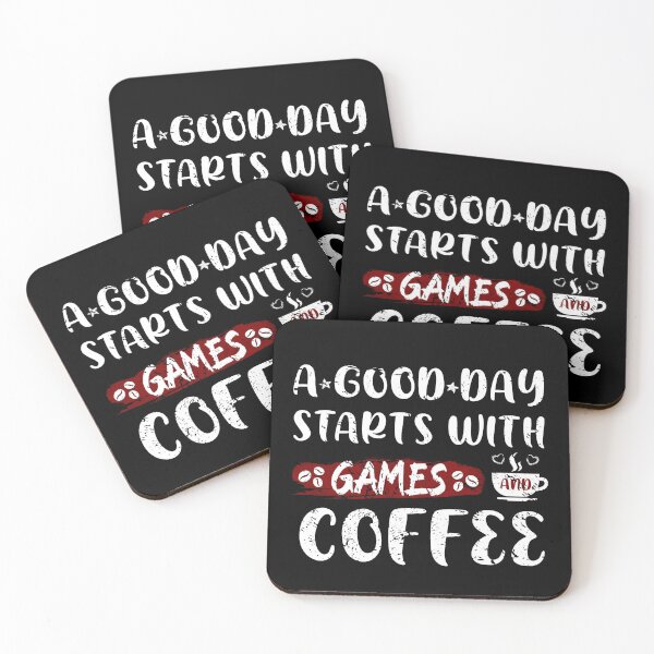 Item preview, A Good Day Starts With Games And Coffee Games And Coffee Gift  designed and sold by NEGI STORE ★★★★★.