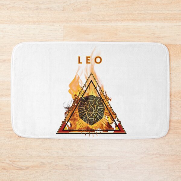 Item preview, Leo Fire Zodiac/Element Emblem designed and sold by Starboy Design.