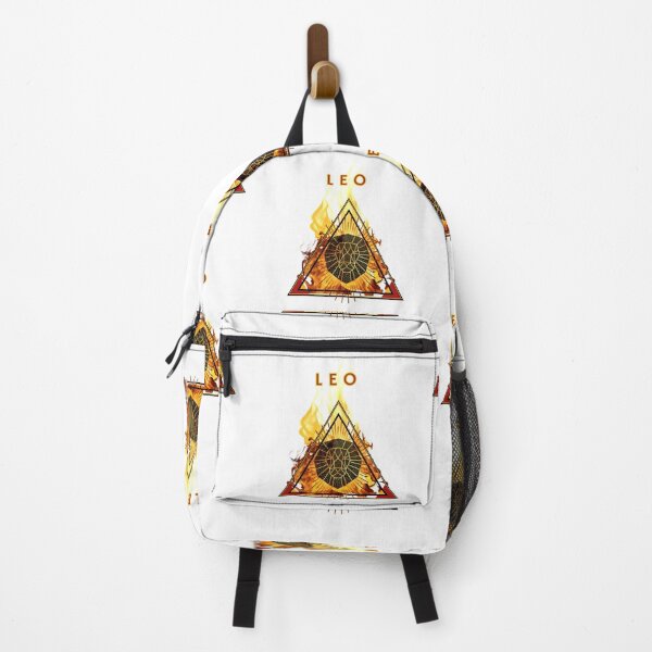 Item preview, Leo Fire Zodiac/Element Emblem designed and sold by Starboy Design.