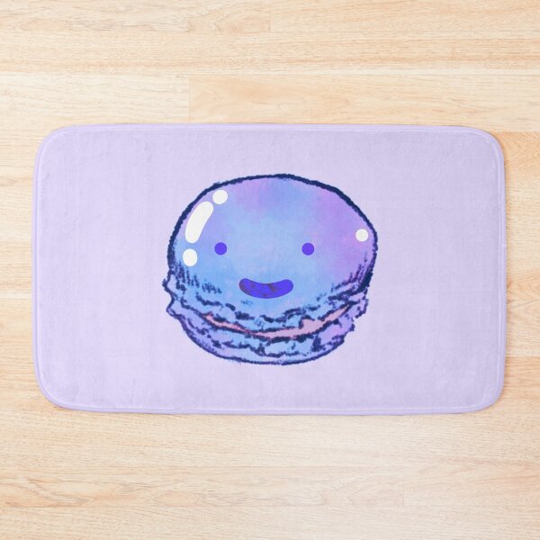 Item preview, + BLUEBERRY Macaron Smiley Face + designed and sold by russhauna.