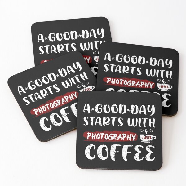 Item preview, A Good Day Starts With Photography And Coffee Photography And Coffee Gift  designed and sold by NEGI STORE ★★★★★.