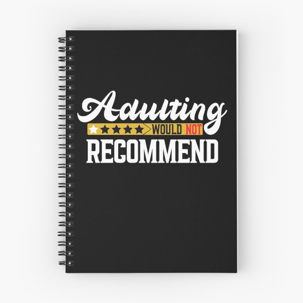 Item preview, Adulting would not recommend designed and sold by plussorn.