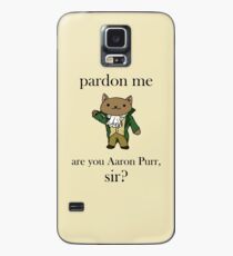 Funda/vinilo para Samsung Galaxy Alexander Hamilcat (texto negro)
