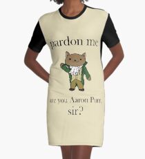 Vestido camiseta Alexander Hamilcat (texto negro)