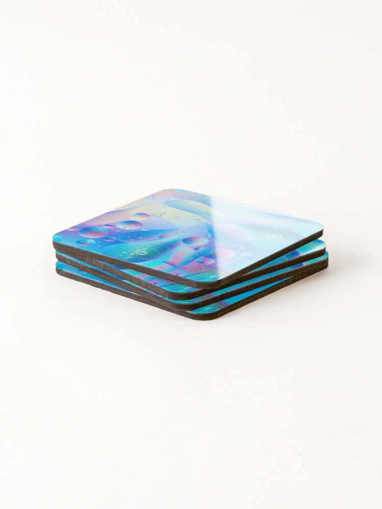 Thumbnail 4 of 5, Coasters (Set of 4), Summer Raindrops designed and sold by ReesDesigns.