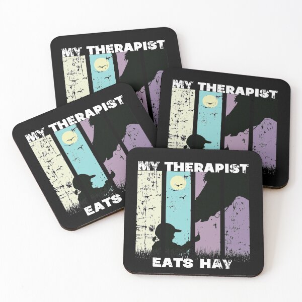 Item preview, My Therapist Eats Hay horses best horse lover gifts designed and sold by NEGI STORE ★★★★★.