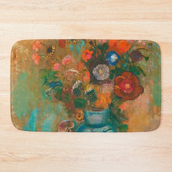 Item preview, ODILON REDON HD - Fleurs dans un Vase bleu  designed and sold by Go Logo Designs.