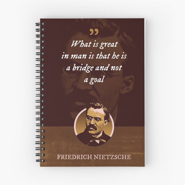 Item preview, Friedrich Nietzsche - What is great in man is that he is a bridge and not a goal designed and sold by Syahrasi.