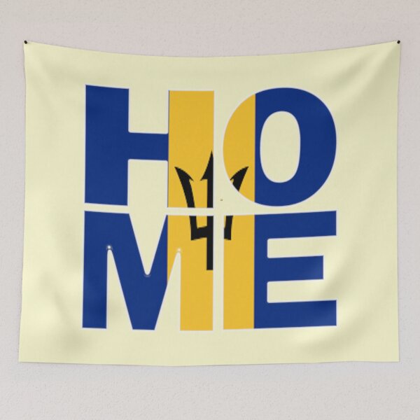 Item preview, Barbados Flag Collection Spelling HOME - Bajan - Soca Mode designed and sold by Soca-Mode.