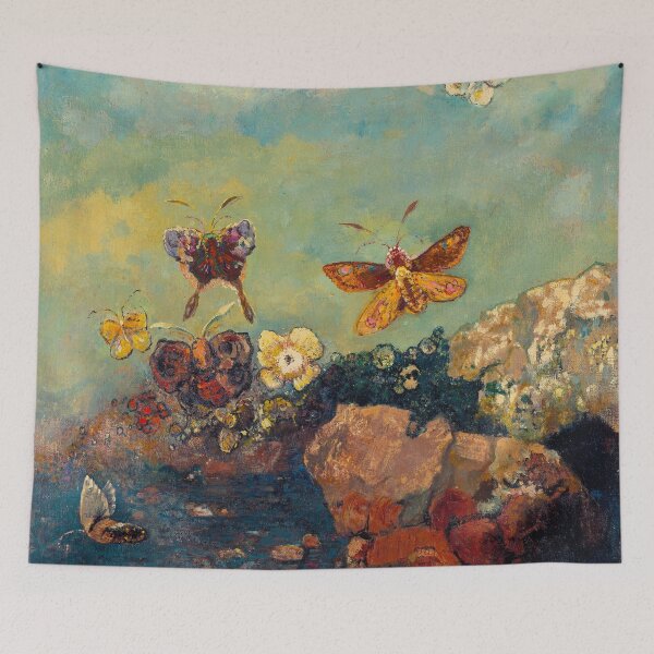Item preview, ODILON REDON Butterflies 1910 Best Original HD Odilon Redon High Definition Print designed and sold by Go Logo Designs.