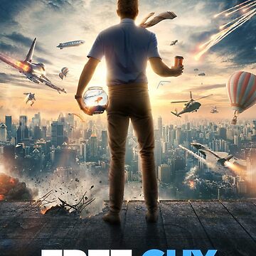 Free Guy Movie Poster, Framed, GTA Parody, 2021, 11x17, NEW, USA