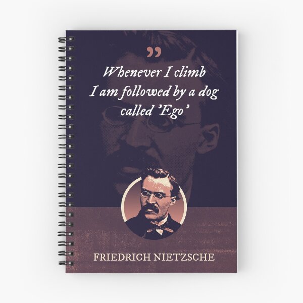 Item preview, Friedrich Nietzsche - Whenever I climb I am followed by a dog called Ego designed and sold by Syahrasi.