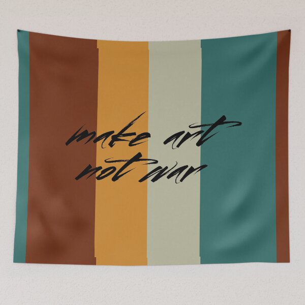 Item preview, Make art not war - mischief designed and sold by annaguerrawords.