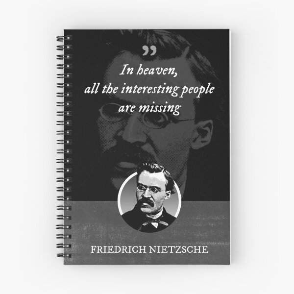 Item preview, Friedrich Nietzsche - In heaven, all the interesting people are missing designed and sold by Syahrasi.