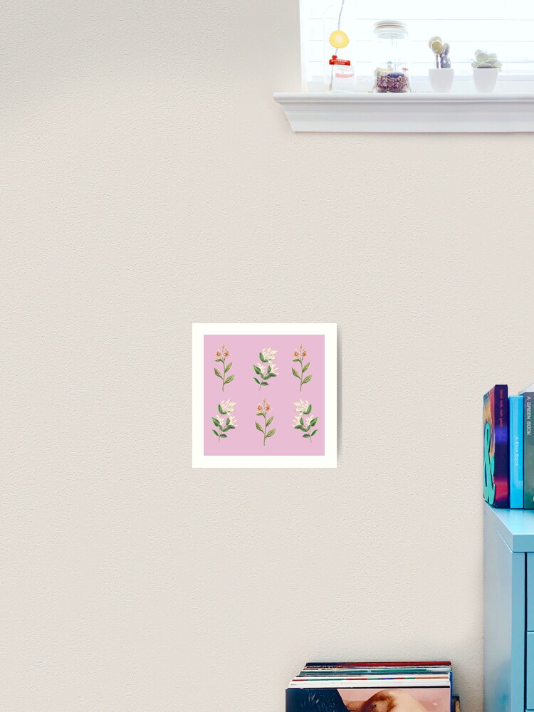 Thumbnail 2 of 3, Art Print, Flower pattern designed and sold by Jnwodo.