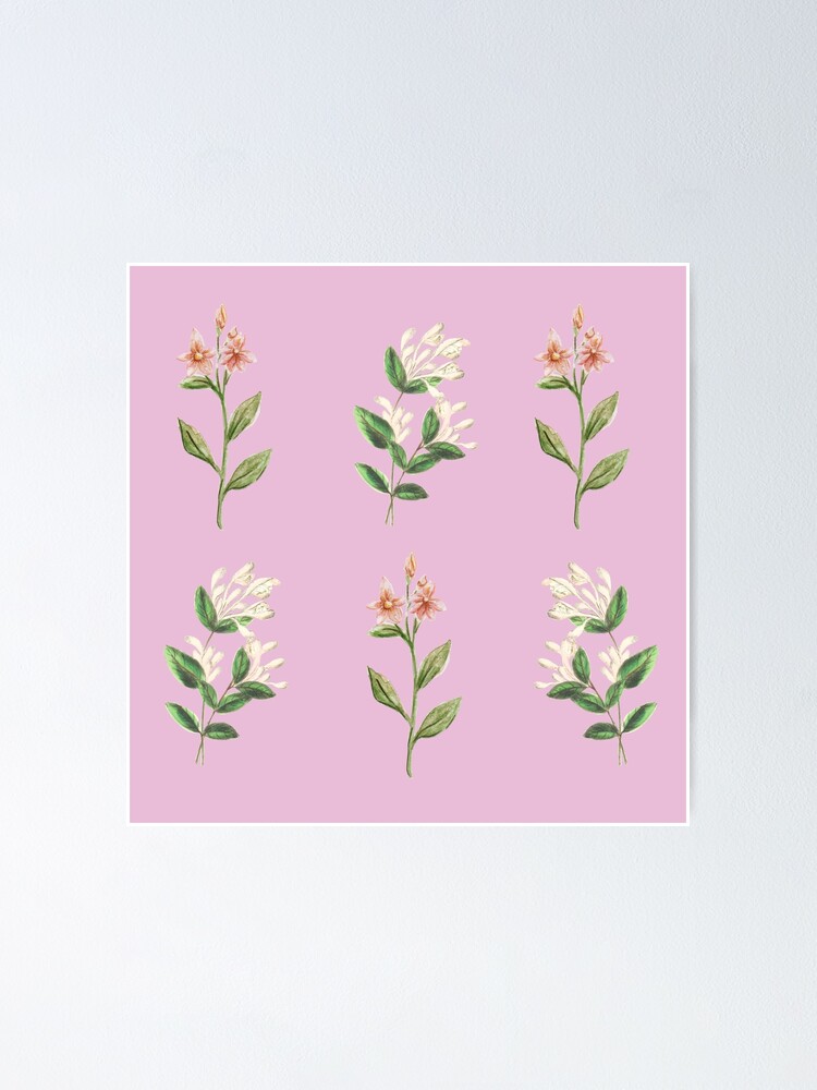 Thumbnail 1 of 3, Poster, Flower pattern designed and sold by Jnwodo.