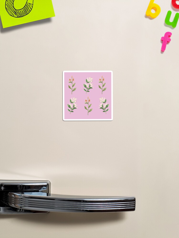 Thumbnail 1 of 3, Magnet, Flower pattern designed and sold by Jnwodo.