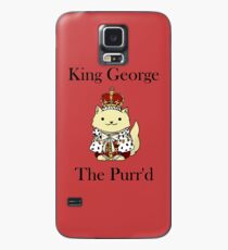 King George the Purr'd Case/Skin for Samsung Galaxy